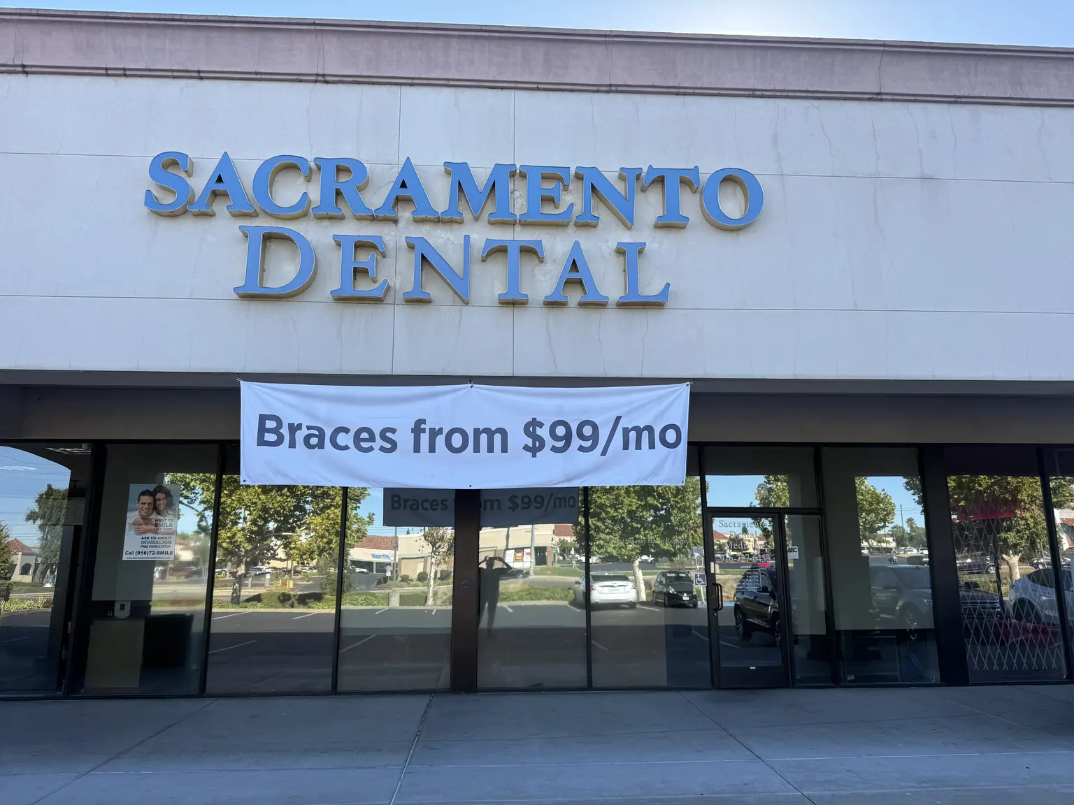 Sacramento Dental Medicine storefront at 4320 Elverta Rd in Antelope